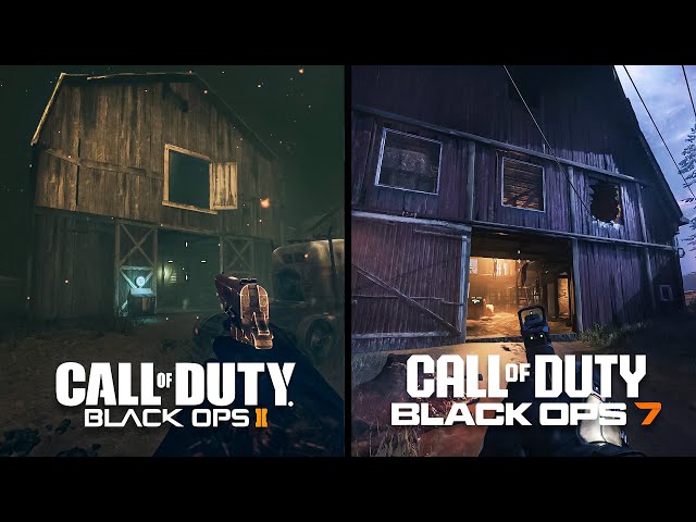 "Farm" Map Comparison | Call of Duty: Black Ops 2 Vs Black Ops 7 Zombies