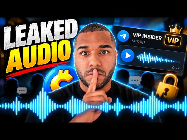 LEAKED AUDIO From Crypto Gains VIP INSIDER GROUP!! 😳 Agentic AI & Cartoon Money