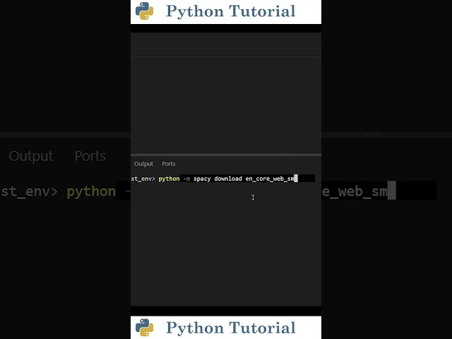 Download ANY spaCy Model in 30 Seconds | Python Tutorial