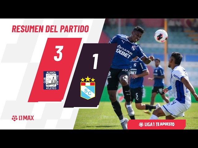 Alianza Atlético 3-1 Sporting Cristal: resumen EXTENDIDO del partido | Fecha 6 | #Liga1TeApuesto2026