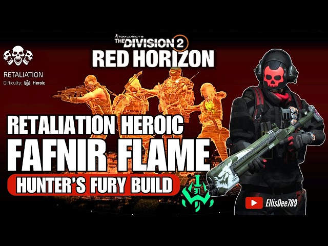 Cleaner Retaliation | FAFNIR Hunter's Fury Flamethrower Tank Build - The Division 2