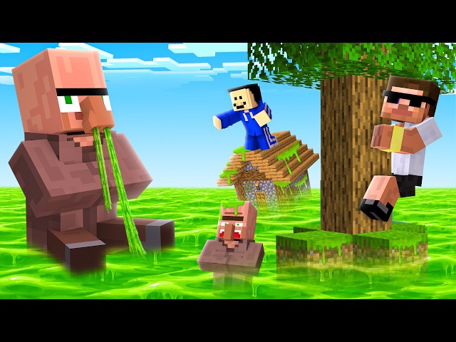 Survivng Doorbin's Nose Flood in Minecraft..