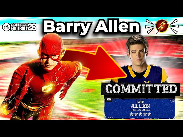 I Put THE FLASH in College Football 26! (Road to Glory)