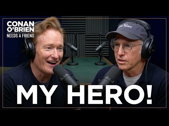Conan O'Brien Podcast Interviews | Larry David's Party Sheriff & Al Pacino's Godfather Secret