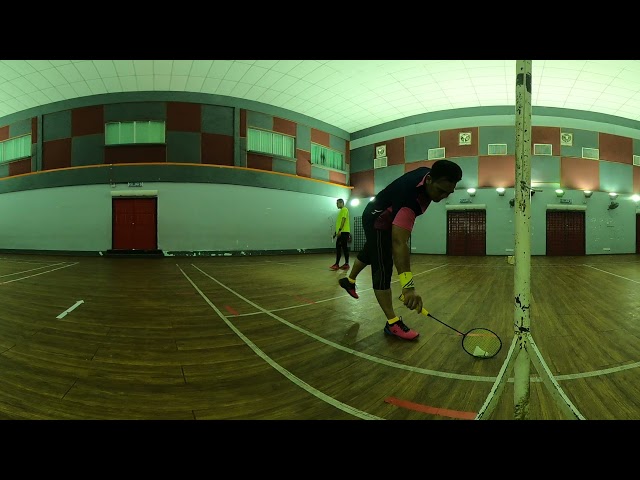 360° Dewan Bunga Kertas Badminton Series 3 with GoPro MAX