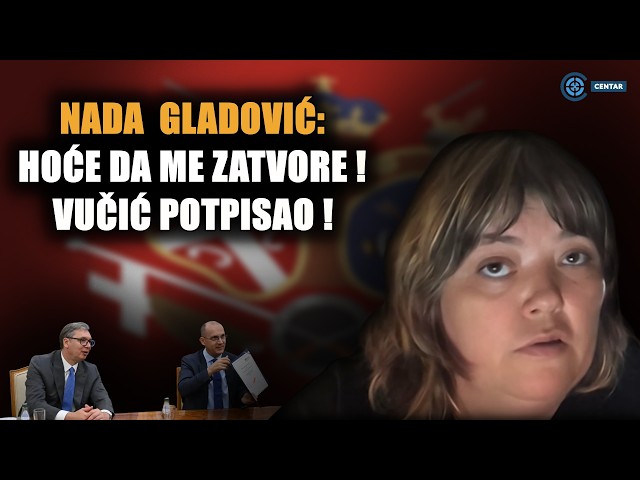 Nada Gladović: Prete mi zatvorom! Hoće da me ućutkaju! Vučić potpisao - svima će da ubrizgaju...