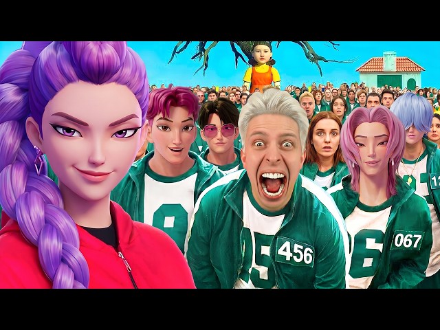 SQUID GAME with KPOP DEMON HUNTERS in Real Life!