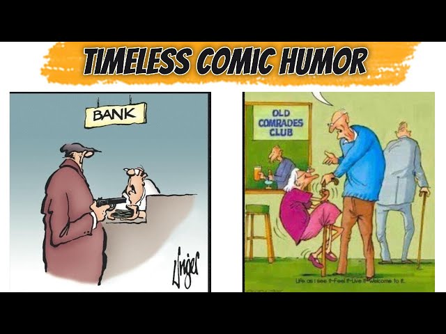 Timeless Comic Cartoons About Life and Aging | Humorous Comic Panels