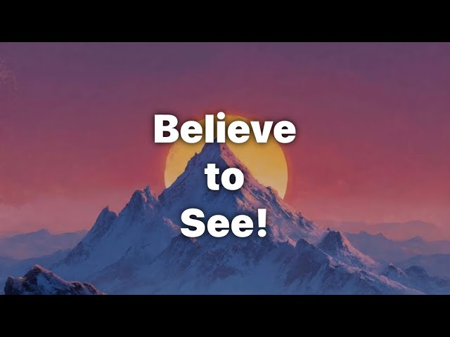 See to Believe Paradox vs Believe to See