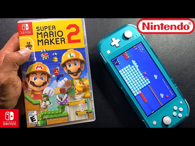 Super Mario Maker 2 | Unboxing and Gameplay | Nintendo Switch Lite