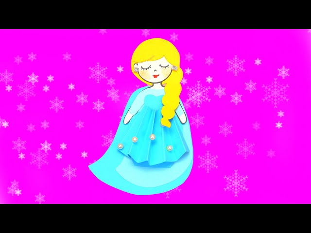 Elsa Frozen Craft for kids || Crafts for kids || HappyToyzCollector #shorts