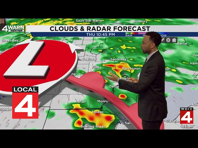 Metro Detroit weather forecast, Oct. 15, 2026  -- 4 p.m. Update