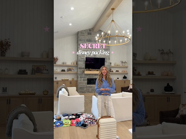 SURPRISE PACKING FOR DISNEY🤭🏰🪄💕 #asmr #disney #organizedhome #disneyland #packing