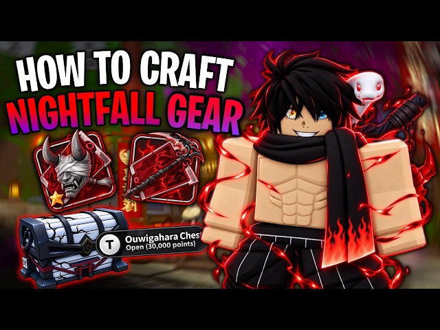 HOW TO GET NIGHTFALL GEAR + SECRET LOCATIONS.. | Slayers 2