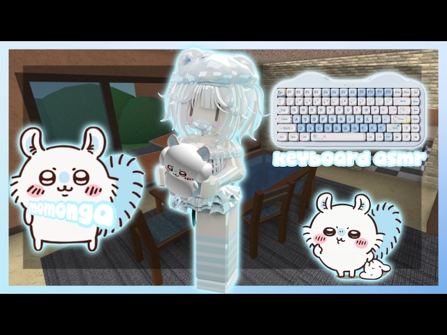 ⋆˚࿔ Playing mm2 as MOMONGA *Keyboard ASMR* 𝜗𝜚˚⋆