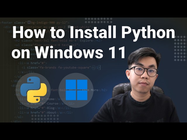 How to Install Python on Windows 11 in 2026 (Full Beginner Guide)