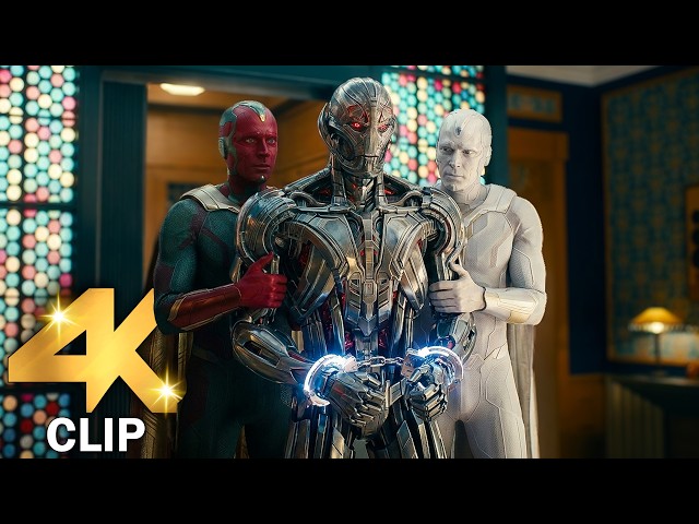 Vision Captures Escaping Human Ultron  VISIONQUEST (2026) Clip 4K