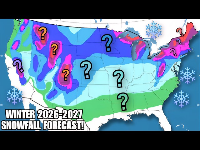 Will Your Area See Historic Snow? (Snowfall Forecast 2026 - 2027)