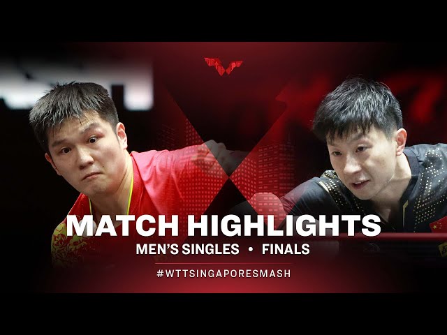 Fan Zhendong vs Ma Long | MS | Singapore Smash 2022 (F)