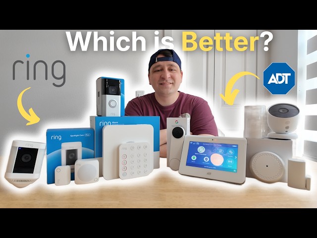 ADT vs Ring Home Security Compared 2026 - Features, Pricing, Pros + Cons