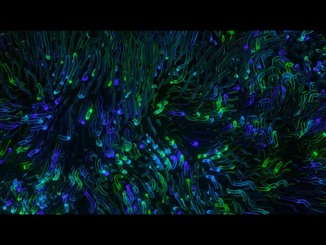 VJ weaving tentacles loop - 4K HDR 60 FPS
