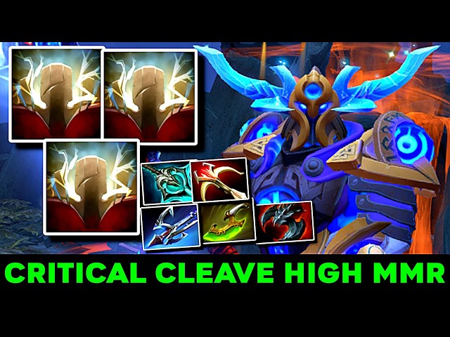 VERY HARD GAME Sven Critical Cleave High MMR Physical DMG Dota 2