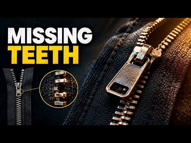 The Missing Teeth On Every Modern Zipper