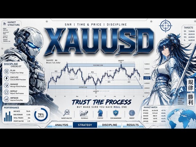 The Alchemist Trading Strategy I MSNR × ICT × CRT | XAUUSD TRADE BREAKDOWN WITH #msnr #ict #crt 