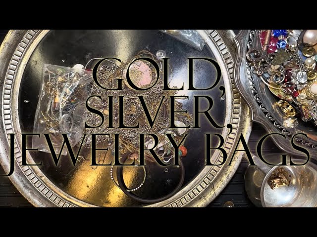 Treasure Bags: Gold, Silver, STUFF!!! Part 2 #jewelry #gold #silver #thrift