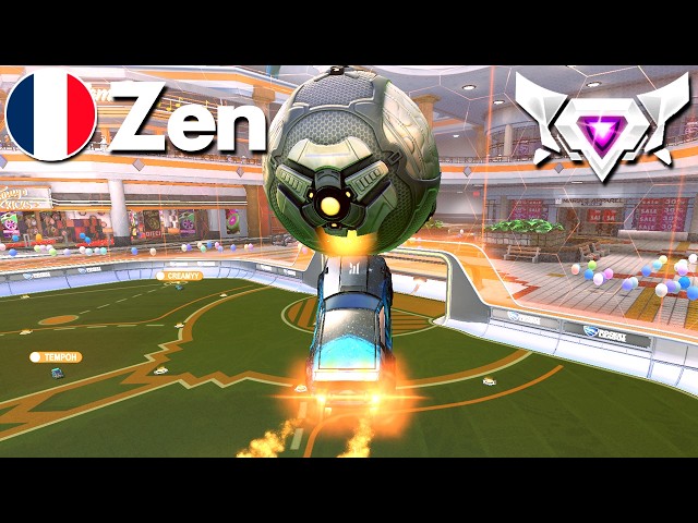 ZEN is OVERPOWERED in Rocket League! (SSL 2v2)
