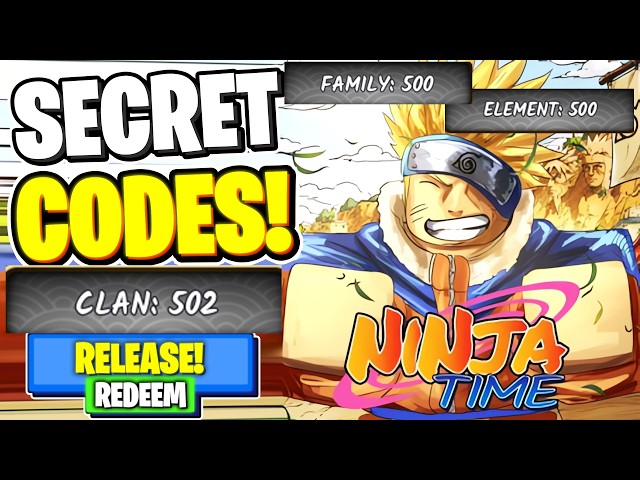ALL CODES IN Ninja Time Roblox Update 🔥✨ QOL + Susanoo Rework 👹