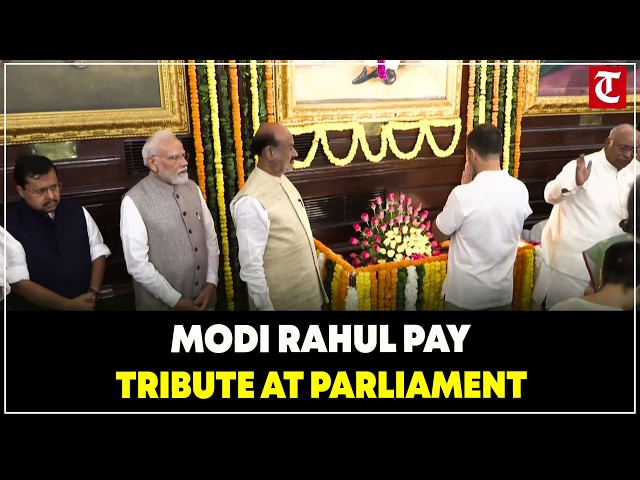 LIVE: PM Modi, Rahul Gandhi Pay Tribute to Gandhi & Shastri at Parliament
