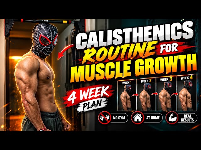 Can You Really Build Muscle With Calisthenics⁉️ Calisthenics Routine For Muscle Growth