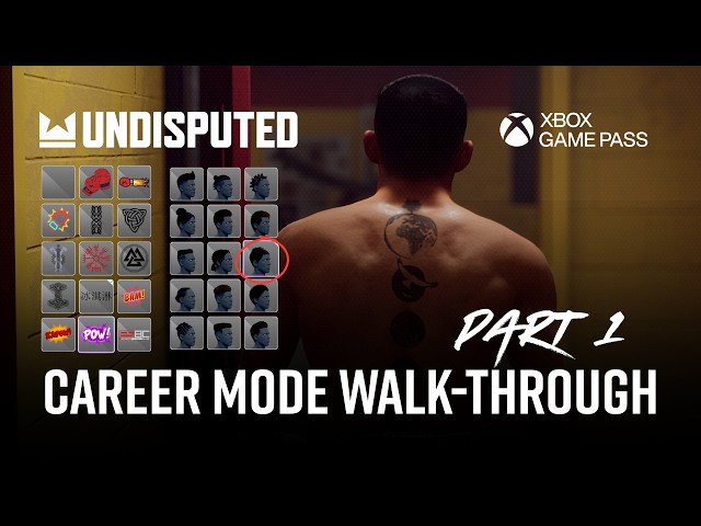 Career mode in Undisputed - Part 1 👑