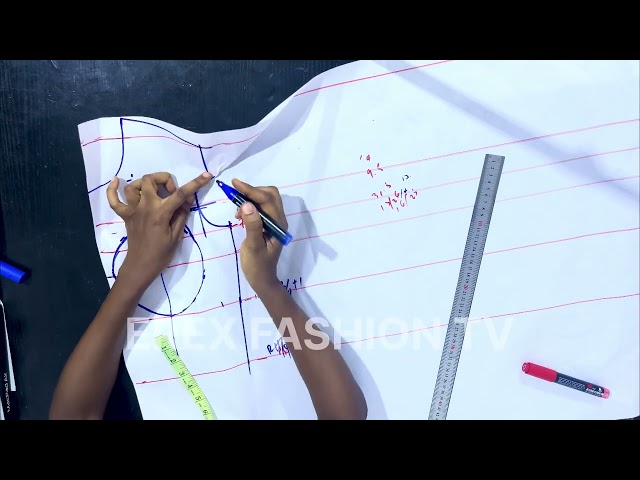 How to Draft a Corset Pattern (Waist Cut) | Full Process