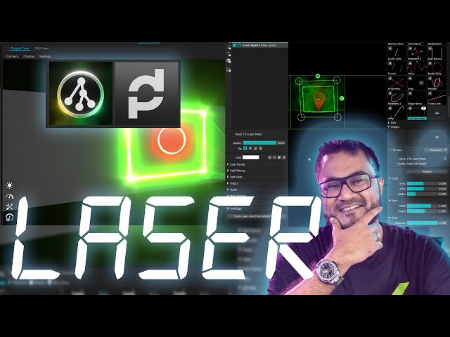 MAD Laser with Depence (Bonus: MadAI!)| #madmapper #depence #laser