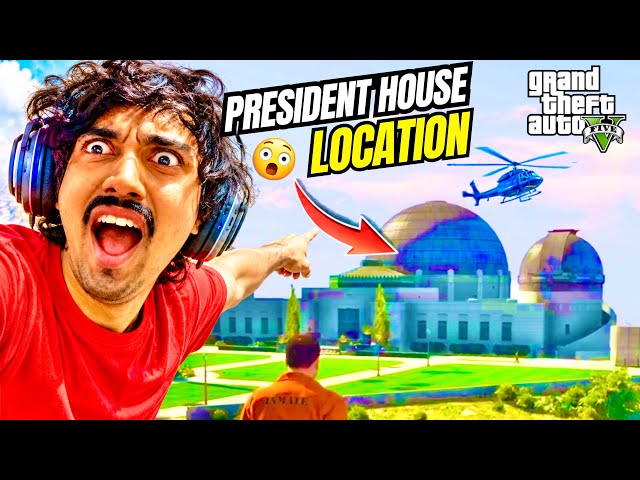 GTA 5: @TechnoGamerzOfficial's PRESIDENT HOUSE LOCATION!