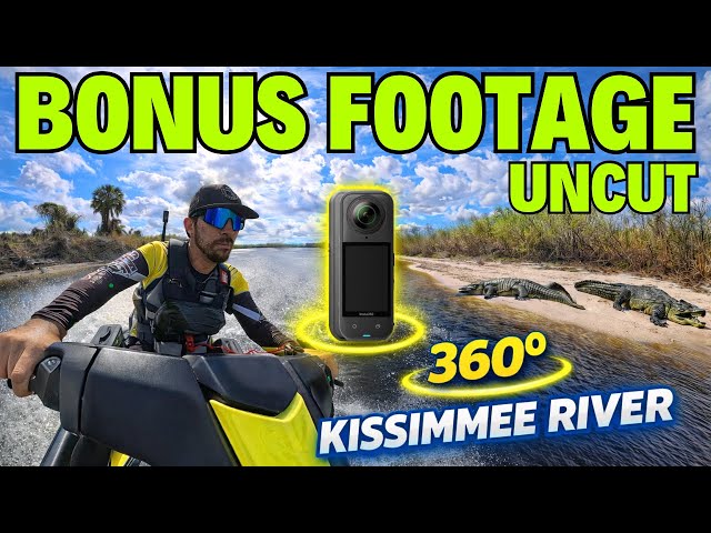 360° Full Uncut Video On The Gator Infested Kissimmee River! (Watch in 4K)