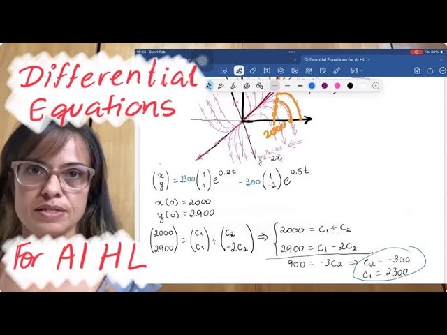 Differential Equations for IB Math AI HL
