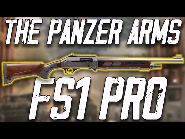 The Panzer FS1 Pro Folding Shotgun In Turkish Walnut