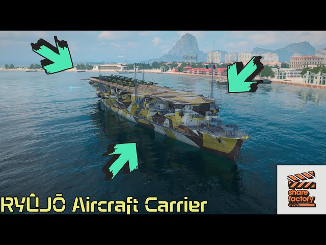 WoWs Legends - RYŪJŌ Aircraft Carrier Gameplay | PS5 Gameplay 
