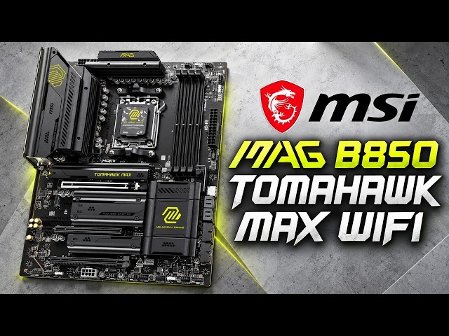 MSI MAG B850 Tomahawk MAX WiFi Review: 5GbE Power, Lane Sharing, and Setup Friction