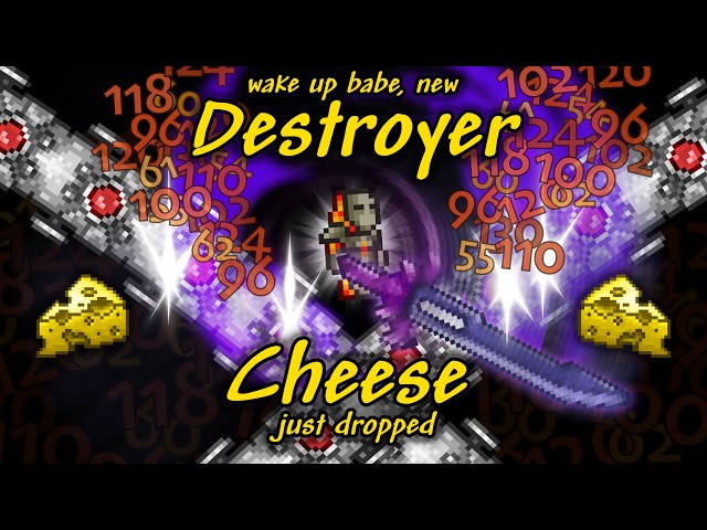 How to Easily Beat MASTER Mode DESTROYER in Terraria (even with True Melee)
