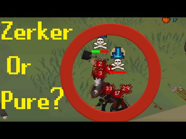 PKing On My Zerker...But Im Dressed As A Pure (OSRS)