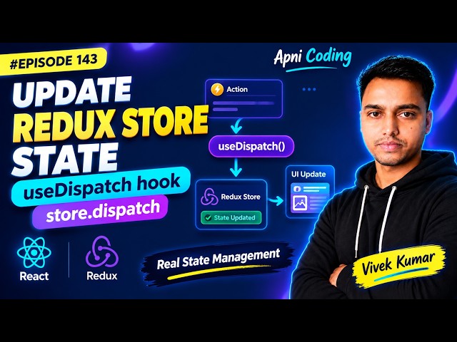 #143 useDispatch Hook in React | React Redux | Redux in React JS | Actions | Reducers | Store
