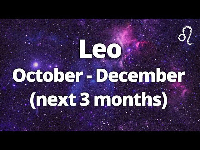 LEO - "It's Not What You Think..." The Next Three Months (October - December) Tarot Reading