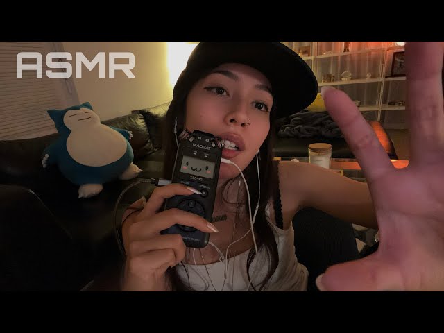 ASMR ☆ Tingly Tascam Triggers (Mouth Sounds, Hand Movements, Rambles,..)