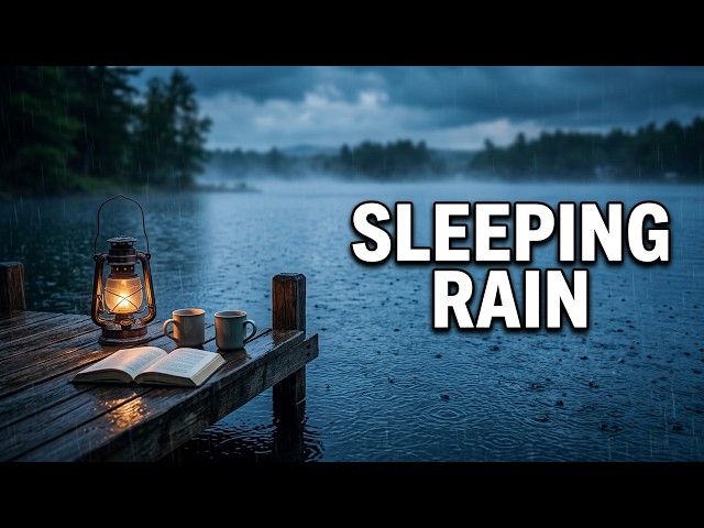 Heavy Rain on the Lake - 10 Hours of Soothing Sleep Sounds