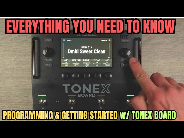 PROGRAMMING and GETTING STARTED w/ ToneX Board: In-Depth Guide
