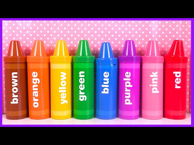 Learn Colors in English and Spanish with Crayon Surprises 🖍️ | Educational Videos for Toddlers